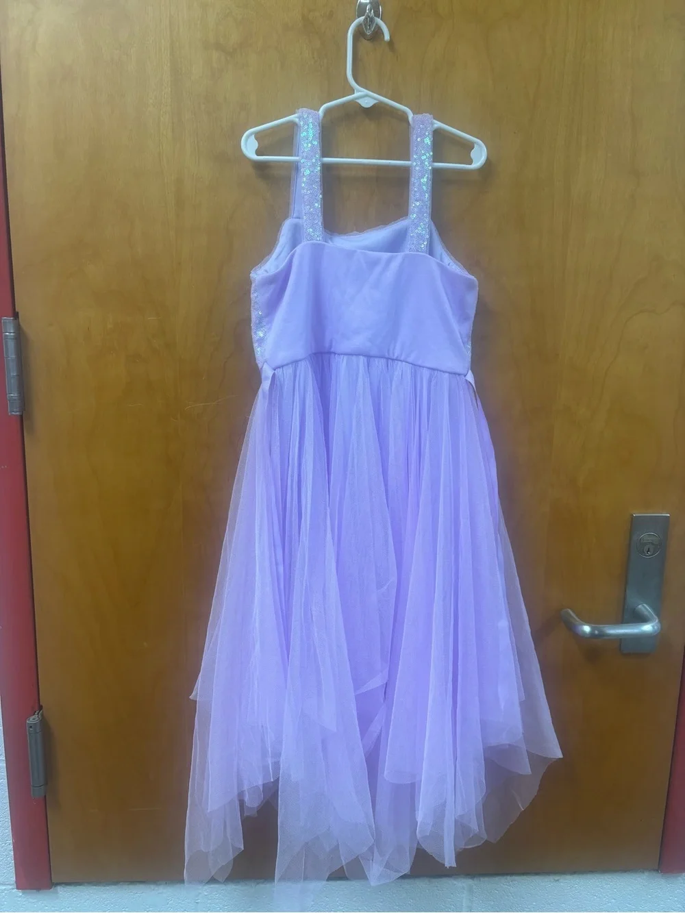 Zunie Lavender Sequin Tulle Dress for Girls